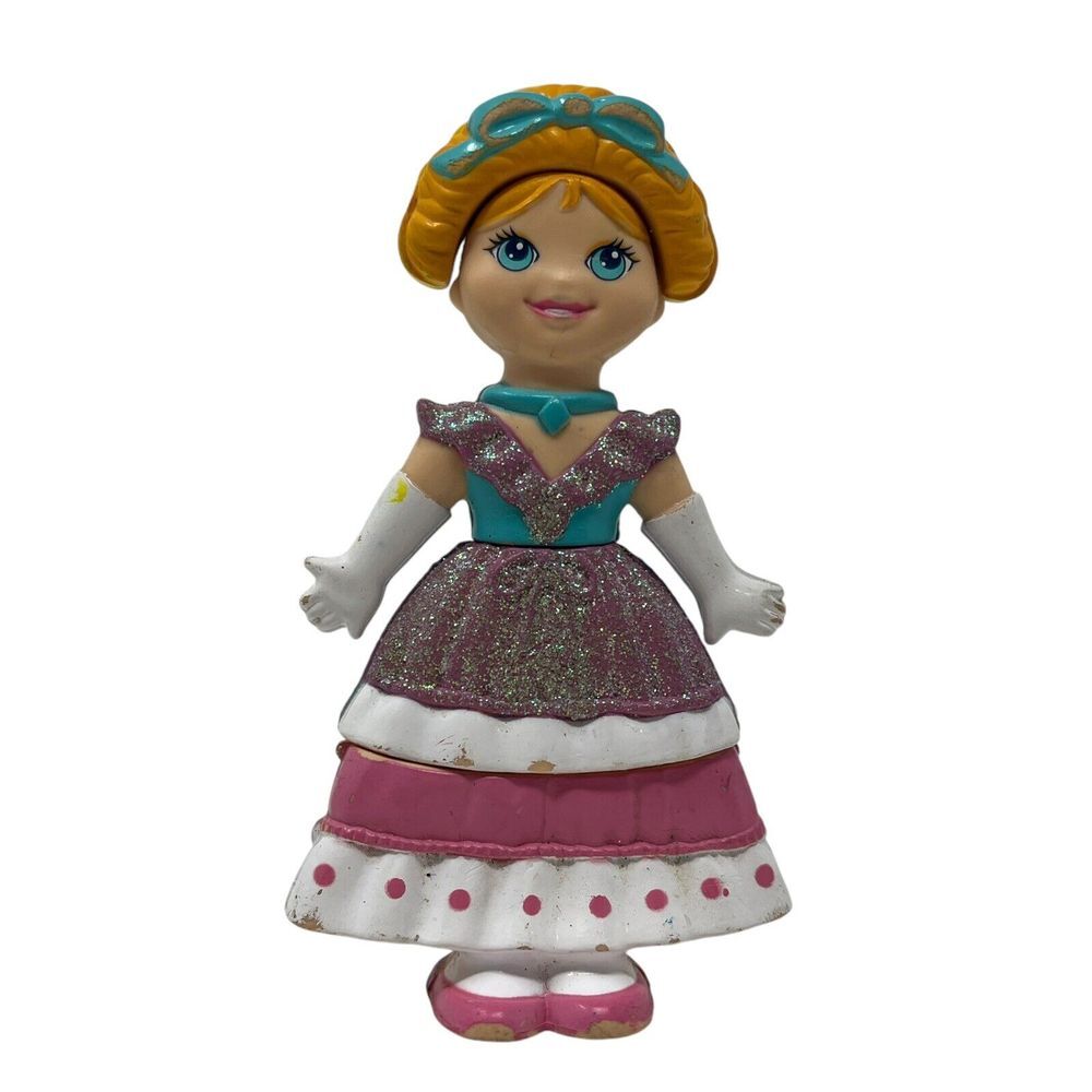 FLIP N FANCY doll DESIREE twisting figure girl 1991 Playskool orange blond spark - Picture 2 of 4